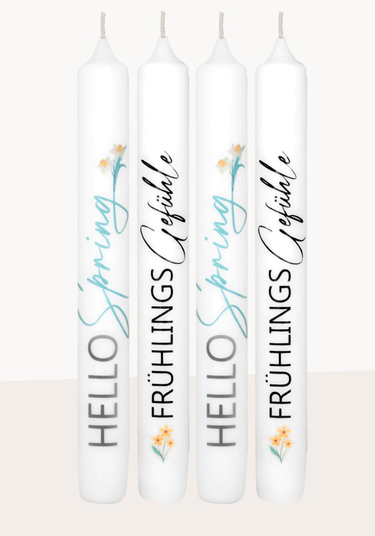 Stabkerze "Frühling"